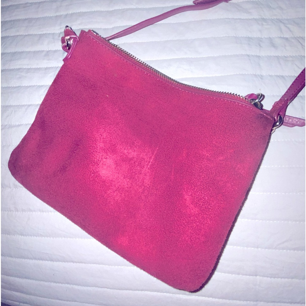 Very Cute Suede Crossbody Bag.
